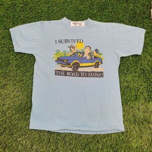 Vintage 1985 Polytees Shirt Womens Medium 18x24 Hana Hawaii